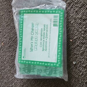 "What’s My Change" 20 Coin Puzzle Cards Homeschool elementary money Finance